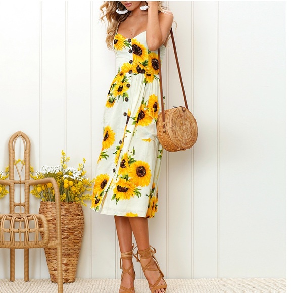 RESTOCKED!! The Katie Midi Sundress - Picture 5 of 8